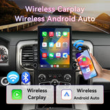 Car Stereo for Dodge Ram 1500/2500/3500 2013-2018 Upgrade Wireless CarPlay & Android Auto AHD Backup Camera GPS SWC FM WiFi Bluetooth