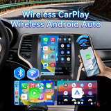 8 Core Android 13 Car Stereo Radio for Jeep Grand Cherokee 2014-2017 with Wireless CarPlay & Android Auto, 5G WiFi, Bluetooth 5.0, GPS and Backup Camera