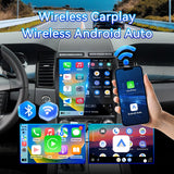 Car Stereo Radio for Ford Taurus 2009-2011 with Wireless CarPlay & Android Auto Qualcomm 8‑Core Chip 12.1-Inch Touchscreen GPS Navigation WiFi Bluetooth FM
