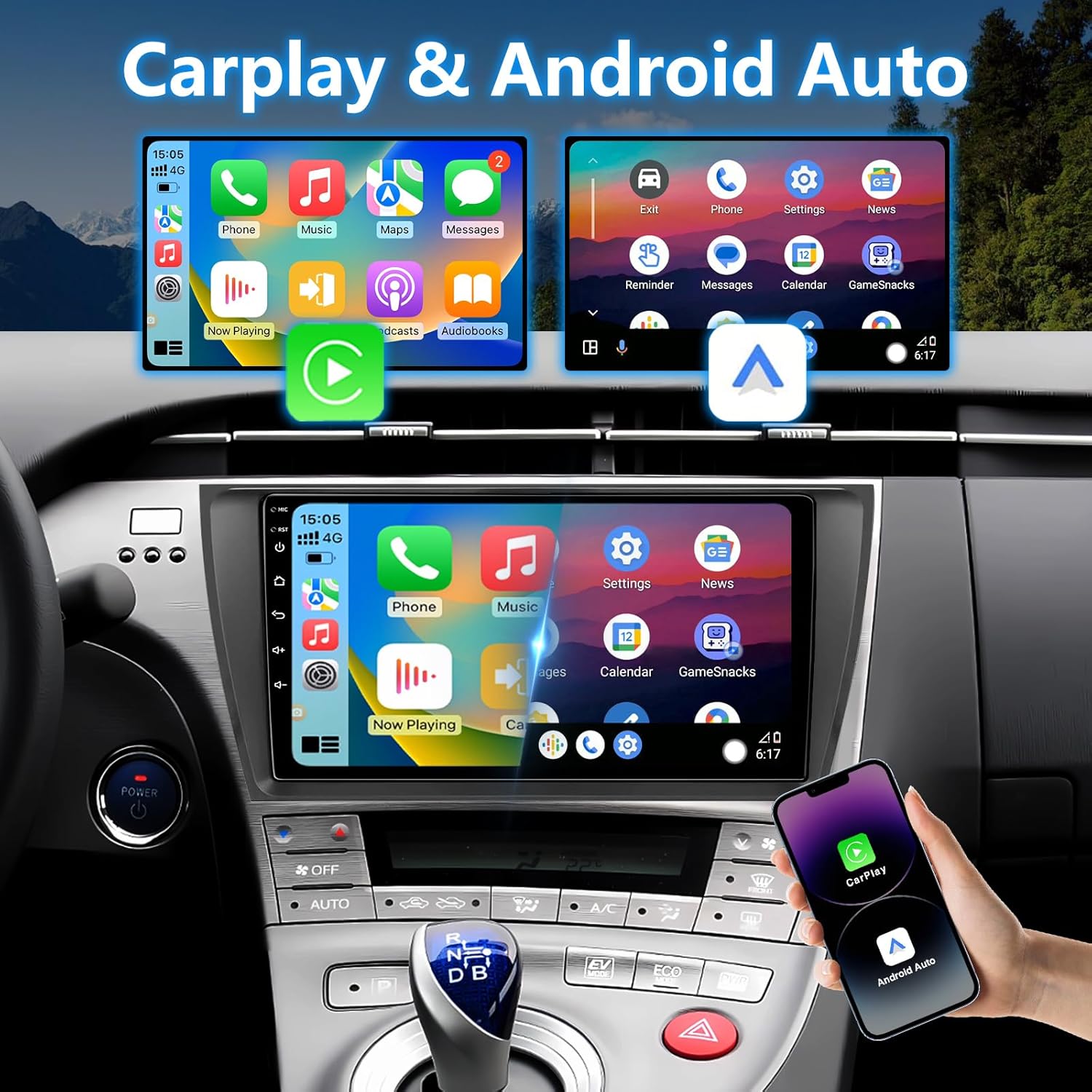 トヨタ プリウス NHW 20 Androidナビ 9インチ CarPlay トヨタ プリウス NHW 20 Androidナビ 内装 Bluetooth - メルカリ