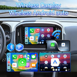 Car Stereo Radio for Chevrolet Colorado 2014 2015 2016 with Wireless CarPlay & Android Auto 9-Inch Touchscreen Bluetooth GPS WiFi FM RDS AHD Backup Camera