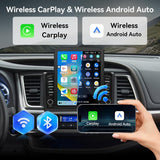 Car Stereo Radio for Toyota Highlander 2014 2015 2016 2017 2018 2019 Upgrade,Wireless CarPlay & Android Auto AHD Backup Camera GPS SWC Bluetooth
