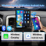 Binize Android 13 Car Stereo Compatible with Dodge Ram 1500/2500/3500 Radio 2013-2018 Navigation GPS Touch Screen Radio Head Unit with Wireless Carplay/Android auto