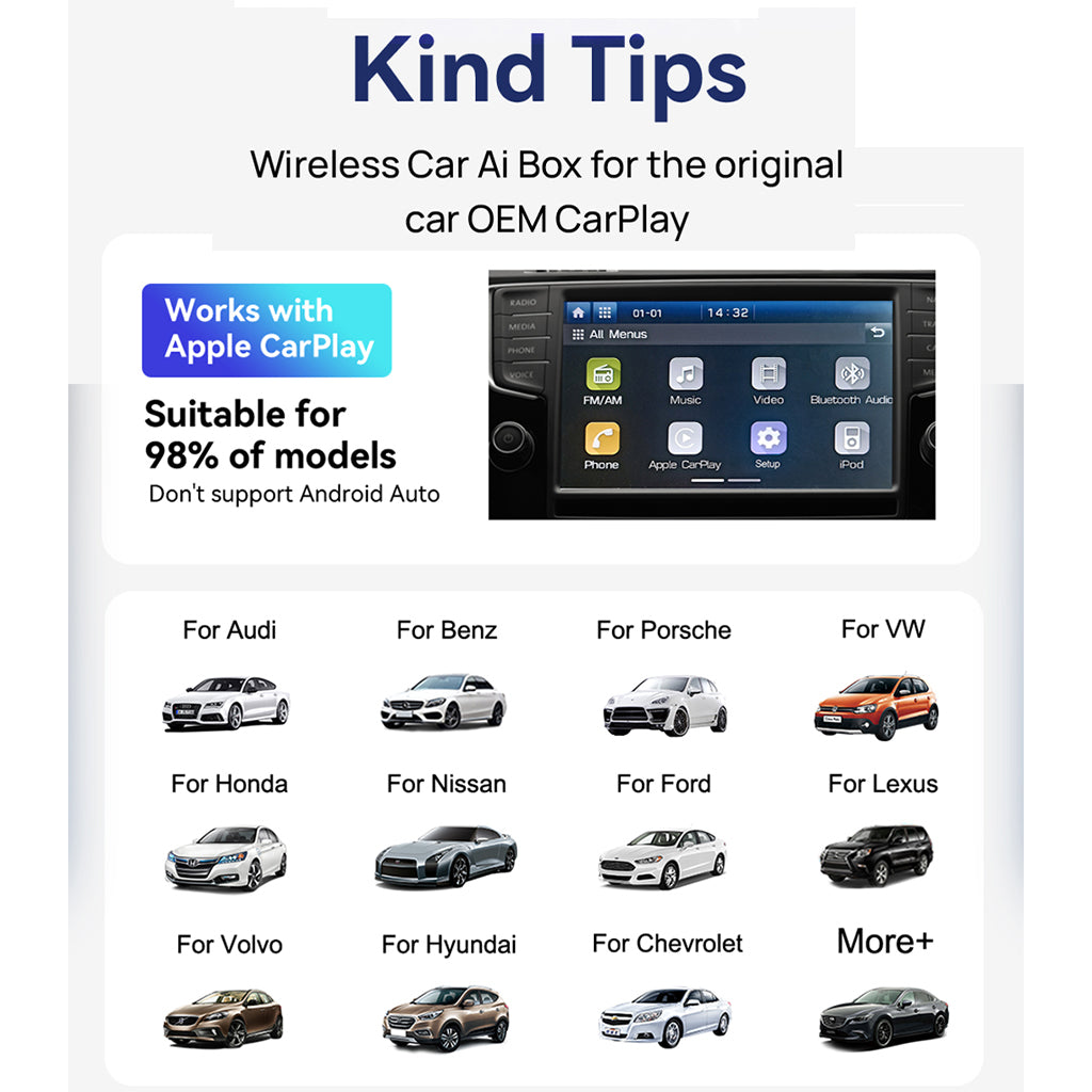 HDMI CarPlay Dongle for Cars with OEM Wired CarPlay – Binize