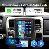 9.7" Car Radio Compatible with Dodge Ram 2013-2018 1500 2500 3500,Wireless CarPlay Android Auto,Android 13 Head Unit with WiFi SWC GPS 1080P Backup Camera 4+64GB