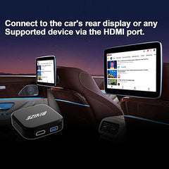 Binize Wireless HDMI CarPlay BOX for Factory Wired CarPlay