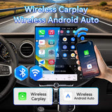 Android 15 Car Radio Stereo for Jeep Wrangler JL 2018-2022 Gladiator JT 2019-2022 with Wireless CarPlay & Android Auto 16.2-Inch Touch Screen DSP 4G LTE 5G WiFi BT GPS Navigation BT
