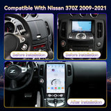 Car Stereo Radio for Nissan 370Z 2009-2021 Carplay&Android Auto with GPS DSP Bluetooth HDMI Optical AM FM
