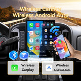 Car Stereo Radio with Android Auto Wireless Carplay for Chevrolet Silverado 2013-2019 GMC Sierra 2014-2020 Upgrade 2K Touchscreen Bluetooth WiFi GPS DSP AM FM Head Unit