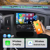 Android 13 4Core+64G ROM Car Stereo Radio Compatible with Dodge RAM 1500 2500 3500 2002 2003 2004 2005,9 Inch Touchscreen Head Unit Wireless Carplay Android Auto