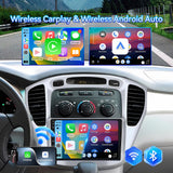 Car Stereo Radio for Toyota Highlander 2001-2007 with Wireless CarPlay & Android Auto AHD Backup Camera GPS SWC Bluetooth