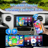 Car Stereo Radio for Toyota Tundra 2014-2021 with Wireless CarPlay & Android Auto 9-Inch IPS Touch Screen GPS SWC Bluetooth FM Backup Camera