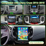 Car Stereo for Chevrolet Cruze 2016-2018 Upgrade Wireless CarPlay & Android Auto AHD Backup Camera GPS SWC FM WiFi Bluetooth