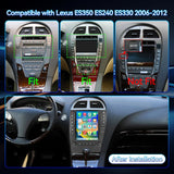 Car Radio Stereo for Lexus ES350 2006 2007 2008 2009 2010 2011 2012 Wireless CarPlay & Android Auto GPS Navigation FM Radio Upgrade Bluetooth HD Backup Camera