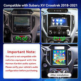 Car Stereo Radio for Subaru XV Crosstrek 2018 2019 2020 2021 Wireless CarPlay & Android Auto AHD Backup Camera Upgrade Touch Screen GPS WiFi SWC FM Bluetooth