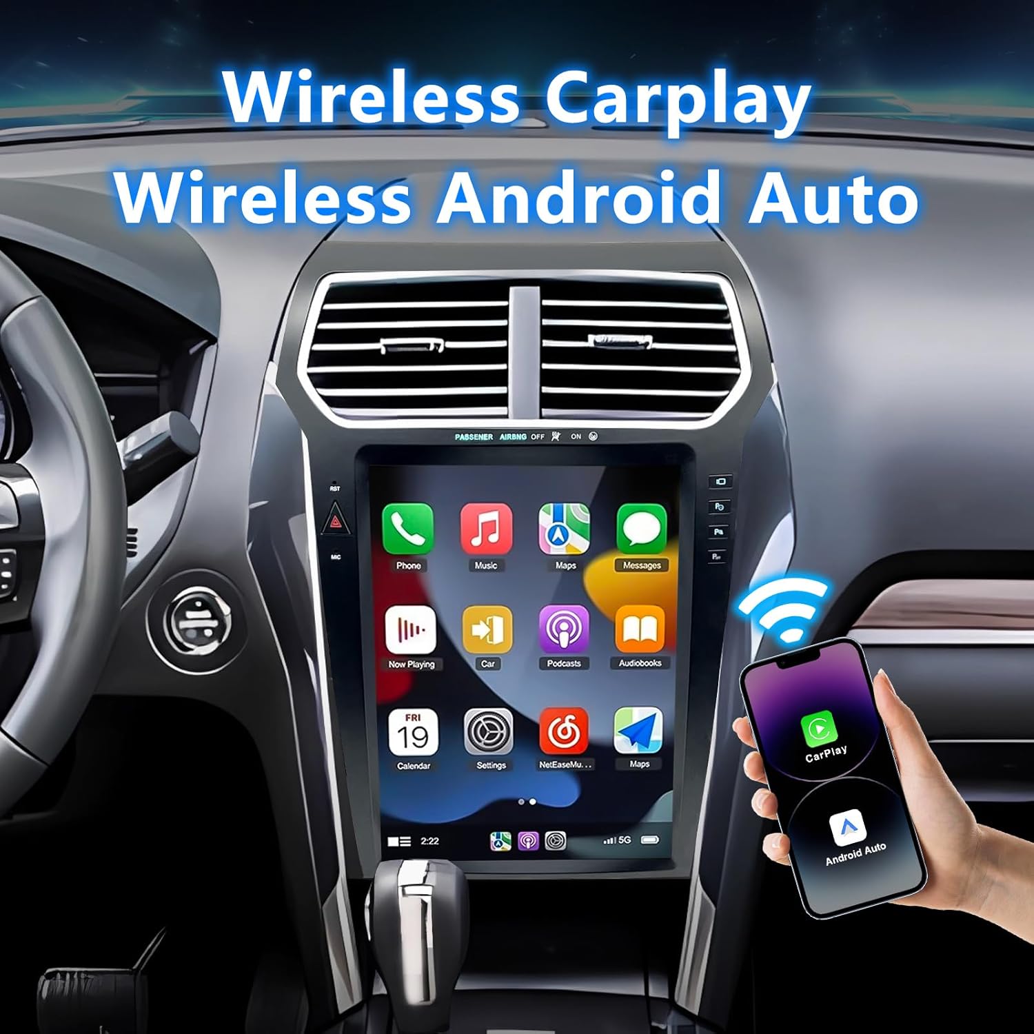 Android 13 Car Stereo for Ford Explorer 2011-2019 4G+64GB Car