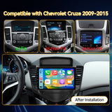 Car Stereo for Chevrolet Cruze 2009-2015 Upgrade Wireless CarPlay & Android Auto AHD Backup Camera GPS SWC FM WiFi Bluetooth