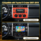 Car Stereo for Toyota FJ Cruiser 2007-2018 Upgrade Wireless CarPlay & Android Auto AHD Backup Camera GPS SWC FM WiFi Bluetooth