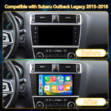 Car Stereo for Subaru Outback Legacy 2015-2018 Upgrade Wireless CarPlay & Android Auto AHD Backup Camera GPS SWC FM WiFi Bluetooth