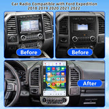 Car Stereo Radio 8-Core Qualcomm CPU, with Android Auto Wireless Carplay for Ford Expedition 2018-2022 Upgrade 2K Touchscreen Bluetooth WiFi GPS DSP AM FM Head Unit