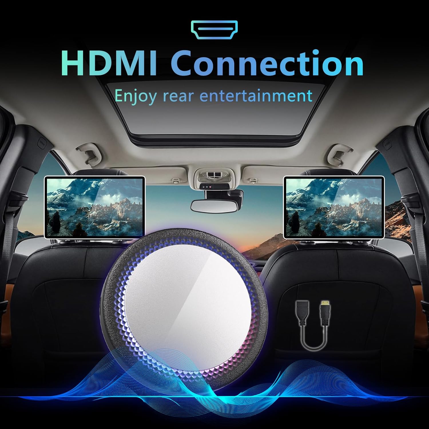 CarPlay AI Box with Wireless CarPlay/Android Auto for Car with