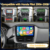 Car Stereo for Honda Pilot 2006-2008 Upgrade Wireless CarPlay & Android Auto AHD Backup Camera GPS SWC FM WiFi Bluetooth