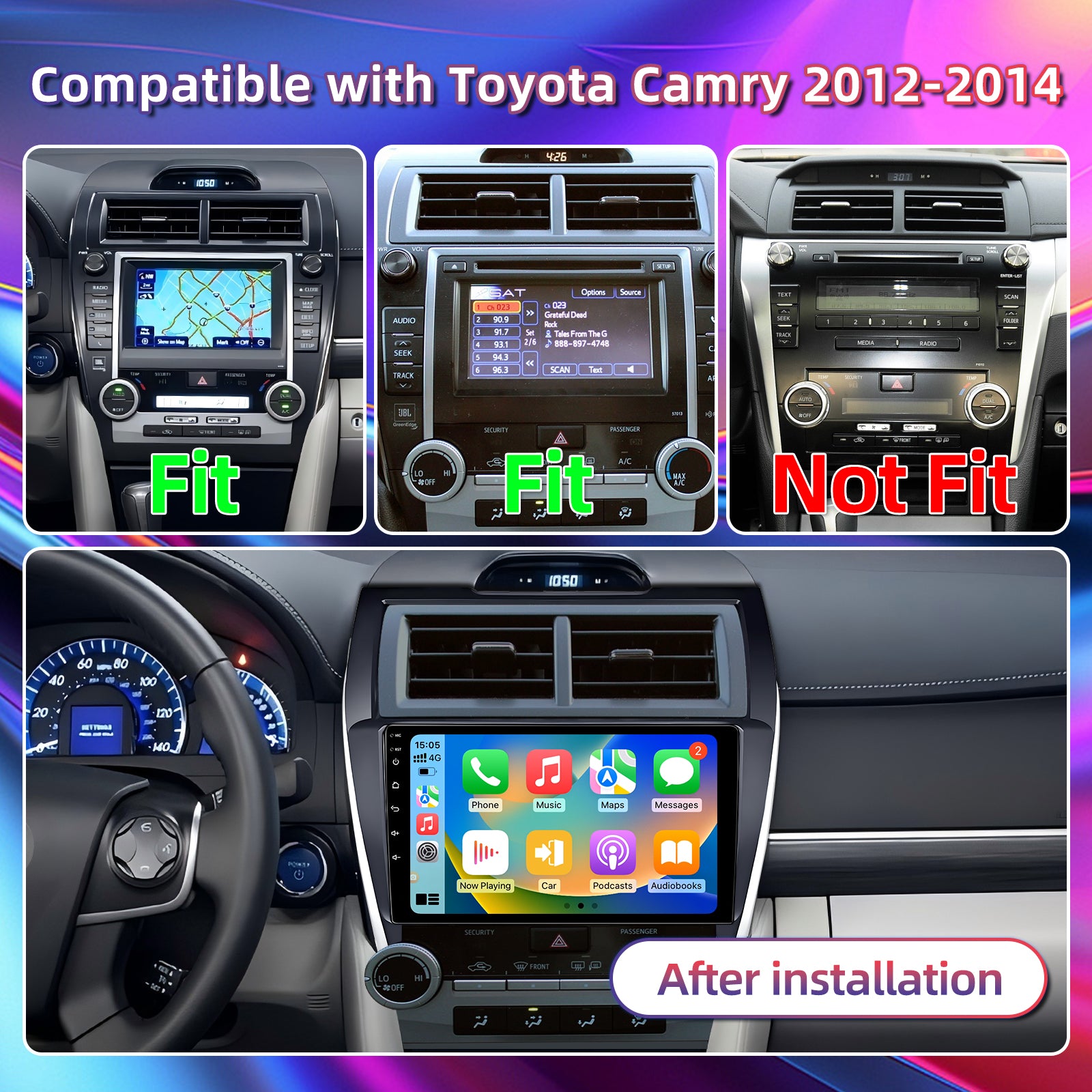 Binize Android 13 Car Stereo Radio CarPlay Stereo Touch Screen for 201
