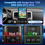 Binize Android 13 Car Stereo Compatible with Dodge Ram 1500/2500/3500 Radio 2013-2018 Navigation GPS Touch Screen Radio Head Unit with Wireless Carplay/Android auto