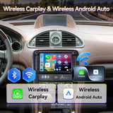 Android 14 Car Stereo for Buick Enclave 2013-2017 Upgrade Wireless CarPlay & Android Auto AHD Backup Camera GPS SWC FM WiFi Bluetooth