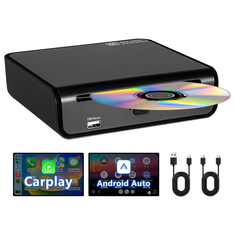 Cd Android Os Android 13 USB CarPlay CD Player for Car with Wired CarPlay – Binize