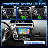 Android 13 Car Stereo Radio for Toyota Prius V Alpha 2012-2017 with Wireless CarPlay & Android Auto, 9-Inch Touchscreen Head Unit Bluetooth GPS SWC RCA Back Camera