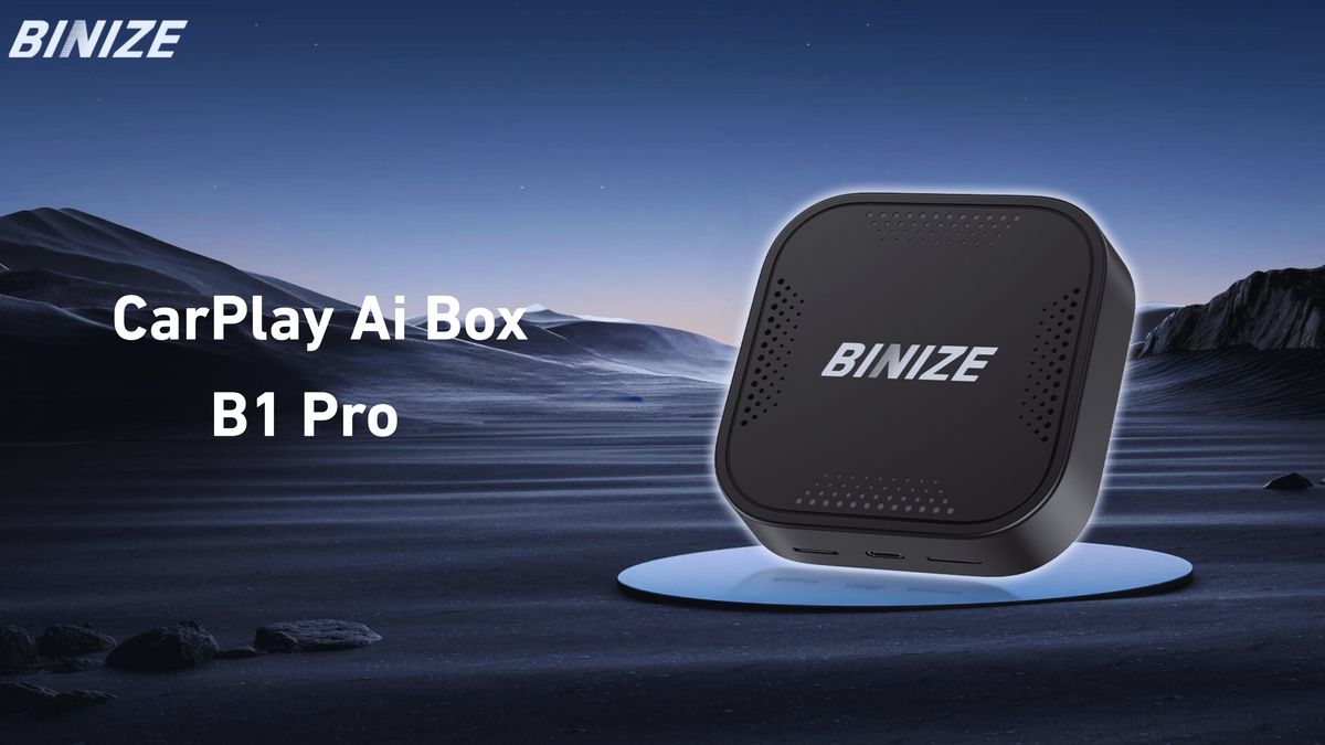 Binize B1 Android 13 CarPlay AI BOX for OEM Car with Wired CarPlay/And