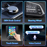 Car Stereo Radio for Ford Mustang 2010-2014 with Wireless CarPlay & Android Auto WIFI GPS T-Style HD Touch Screen FM DSP SWC 1080P Backup Camera