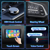 Car Stereo Radio for Toyota Tundra 2014-2021 with Wireless CarPlay & Android Auto 9-Inch IPS Touch Screen GPS SWC Bluetooth FM Backup Camera