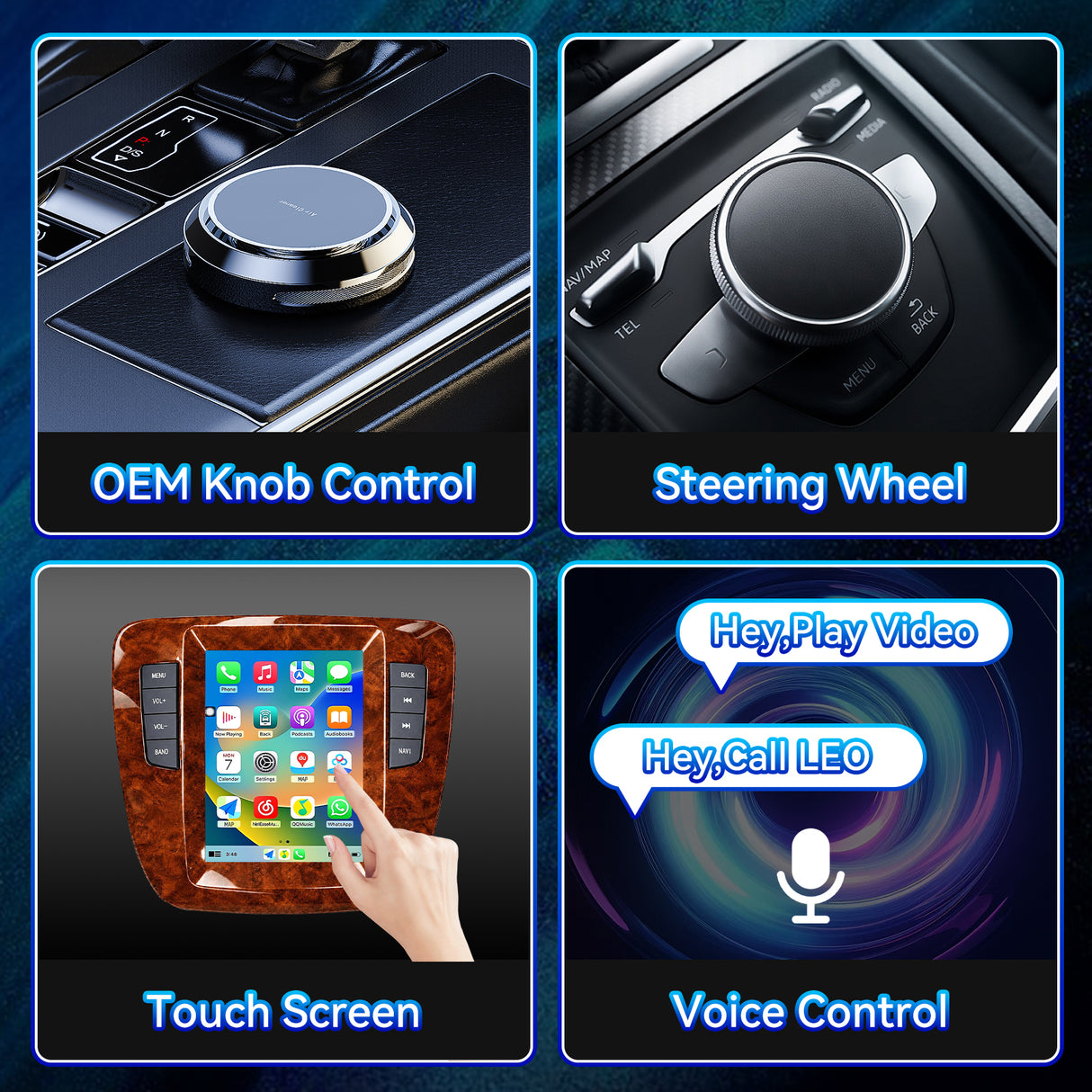 Car Stereo Radio for Chevy Silverado Tahoe Suburban 2007-2013 with Wireless CarPlay & Android Auto Tesla‑style Vertical Screen 5G WiFi GPS Navigation 1080P Camera