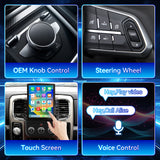 Binize Android 13 Car Stereo Compatible with Dodge Ram 1500/2500/3500 Radio 2013-2018 Navigation GPS Touch Screen Radio Head Unit with Wireless Carplay/Android auto