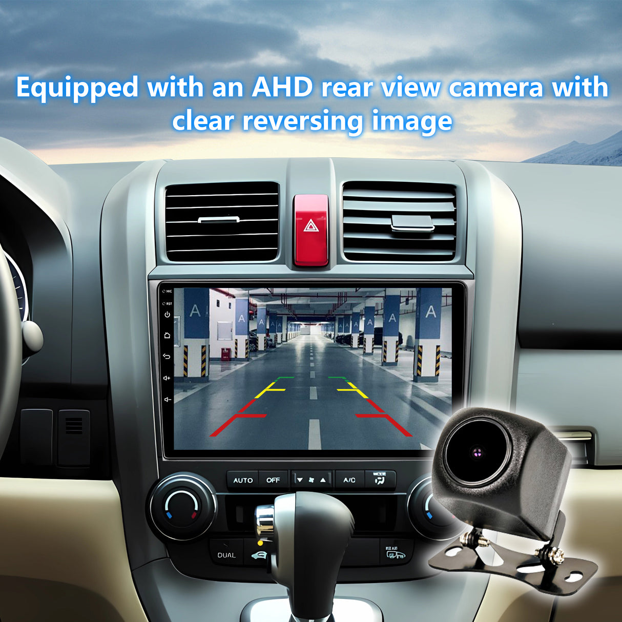 Binize Honda CRV 2006-2011 compatible con CarPlay android auto con dashkit