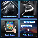 8 Core Android 13 Car Stereo Radio for Jeep Grand Cherokee 2014-2017 with Wireless CarPlay & Android Auto, 5G WiFi, Bluetooth 5.0, GPS and Backup Camera