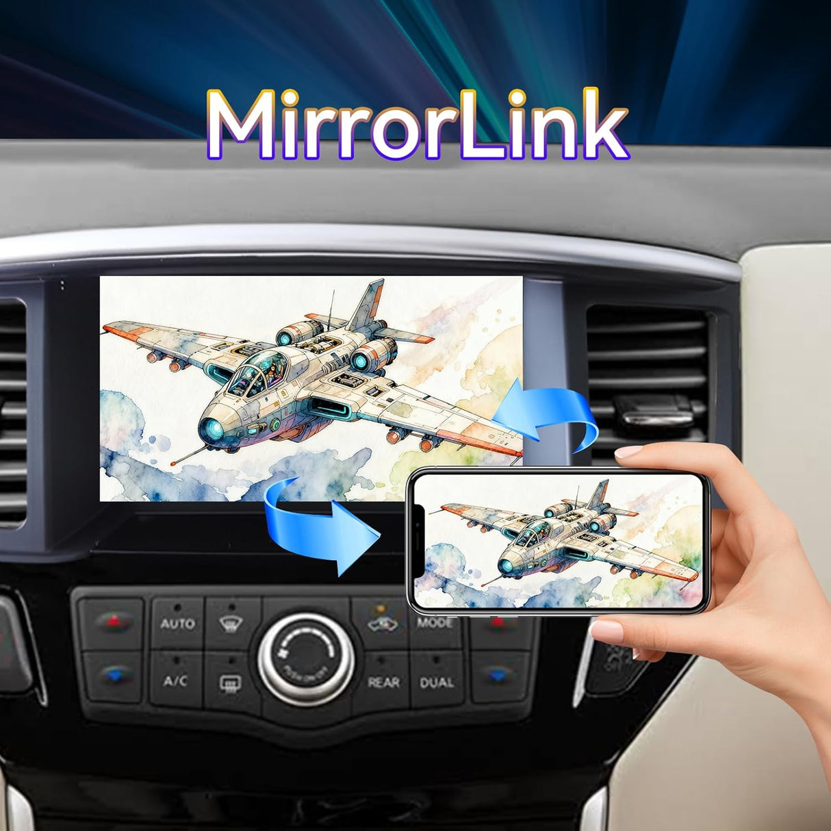 Android 14 Car Stereo for Nissan Pathfinder 2012-2020 Upgrade Wireless CarPlay & Android Auto AHD Backup Camera GPS SWC FM WiFi Bluetooth