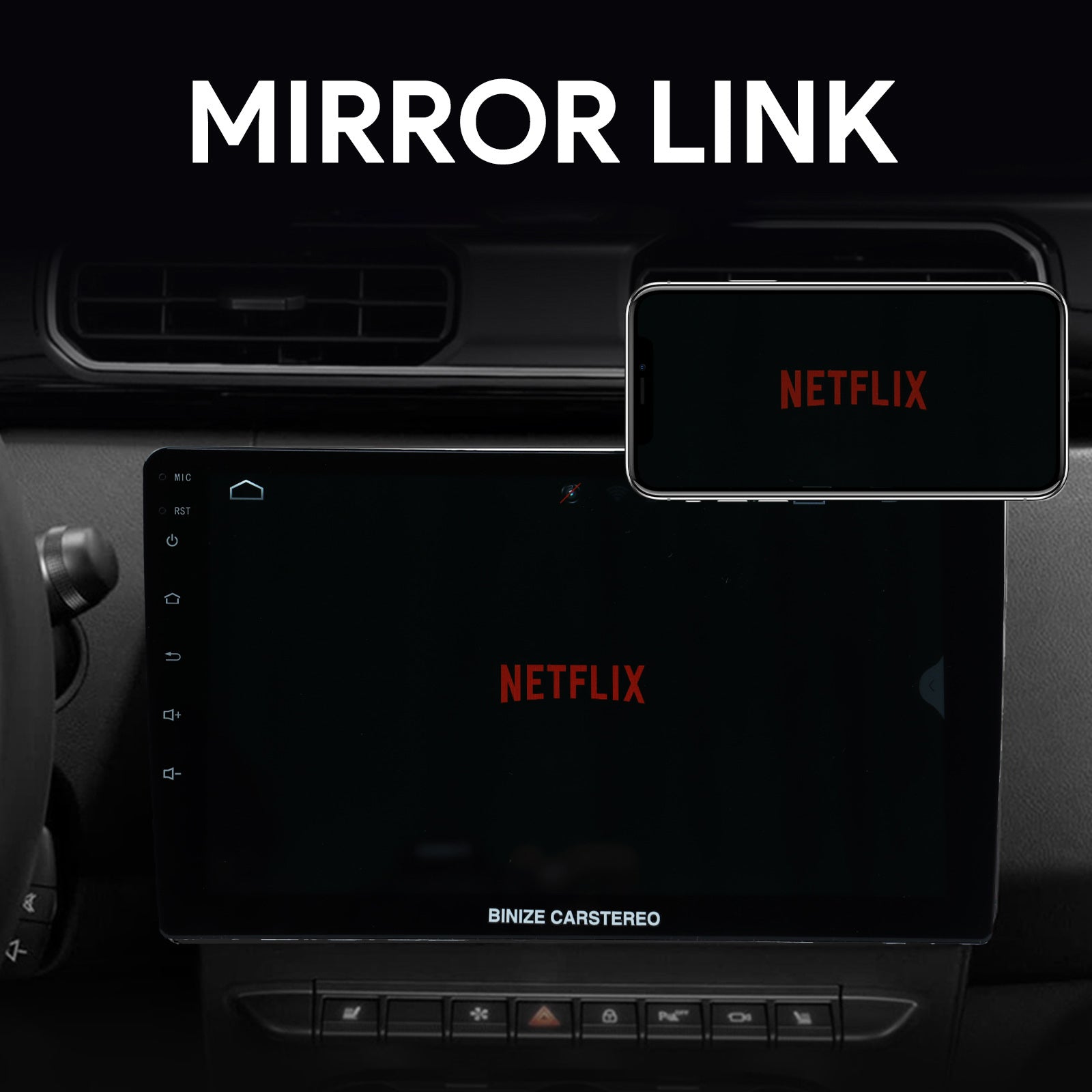 ANDROID - Love☆America BINIZE CARSTEREO Car Radio Double Din Android 12 Touch