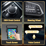 Car Stereo Radio 8-Core, with Android Auto Wireless Carplay for Ford Explorer 2011-2019 Upgrade 2K Touchscreen Bluetooth WiFi GPS DSP AM FM Head Unit
