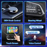 Car Stereo Radio for Jeep Grand Cherokee 2014-2021 with Wireless CarPlay & Android Auto 10.1" IPS Touchscreen WiFi GPS FM Audio 1080P Backup Camera