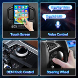 Car Stereo Radio for Chevrolet Colorado 2015-2018 with Wireless CarPlay & Android Auto, T-Style 12.1" Touchscreen, 8 Core 4+64GB, Mirror Link WiFi Bluetooth FM DSP SWC Backup Camera
