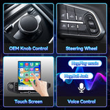 Android 15 Car Radio Stereo for Jeep Wrangler JL 2018-2022 Gladiator JT 2019-2022 with Wireless CarPlay & Android Auto 16.2-Inch Touch Screen DSP 4G LTE 5G WiFi BT GPS Navigation BT