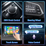 Car Stereo Radio for Jeep Wrangler JL & Gladiator JT 2018-2022 with Wireless CarPlay & Android Auto 10-Inch Touchscreen BT 5G WiFi/4G LTE FM/AM Radio