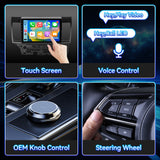 Car Stereo Radio for Mitsubishi Lancer 2008-2017 with Wireless CarPlay & Android Auto 10-Inch Touchscreen WiFi Bluetooth GPS FM/RDS EQ SWC AHD Backup Camera