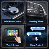 Car Stereo Radio for Chevrolet Colorado 2014 2015 2016 with Wireless CarPlay & Android Auto 9-Inch Touchscreen Bluetooth GPS WiFi FM RDS AHD Backup Camera