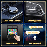 Car Stereo for Jeep Compass 2007-2009 Upgrade Wireless CarPlay & Android Auto AHD Backup Camera GPS SWC FM WiFi Bluetooth