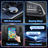 Car Stereo Radio for Ford Taurus 2012-2014 with Wireless CarPlay & Android Auto Qualcomm 8‑Core Chip 12.1-Inch Touchscreen Head Unit Bluetooth GPS WiFi SWC FM