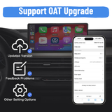 Wireless CarPlay & Android Auto Adapter for Car with OEM Wired CarPlay/Android Auto